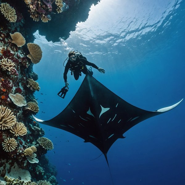 Quels sont les meilleurs spots pour la plongée sous-marine avec les mantas géantes aux Maldives : saisons et équipements ?